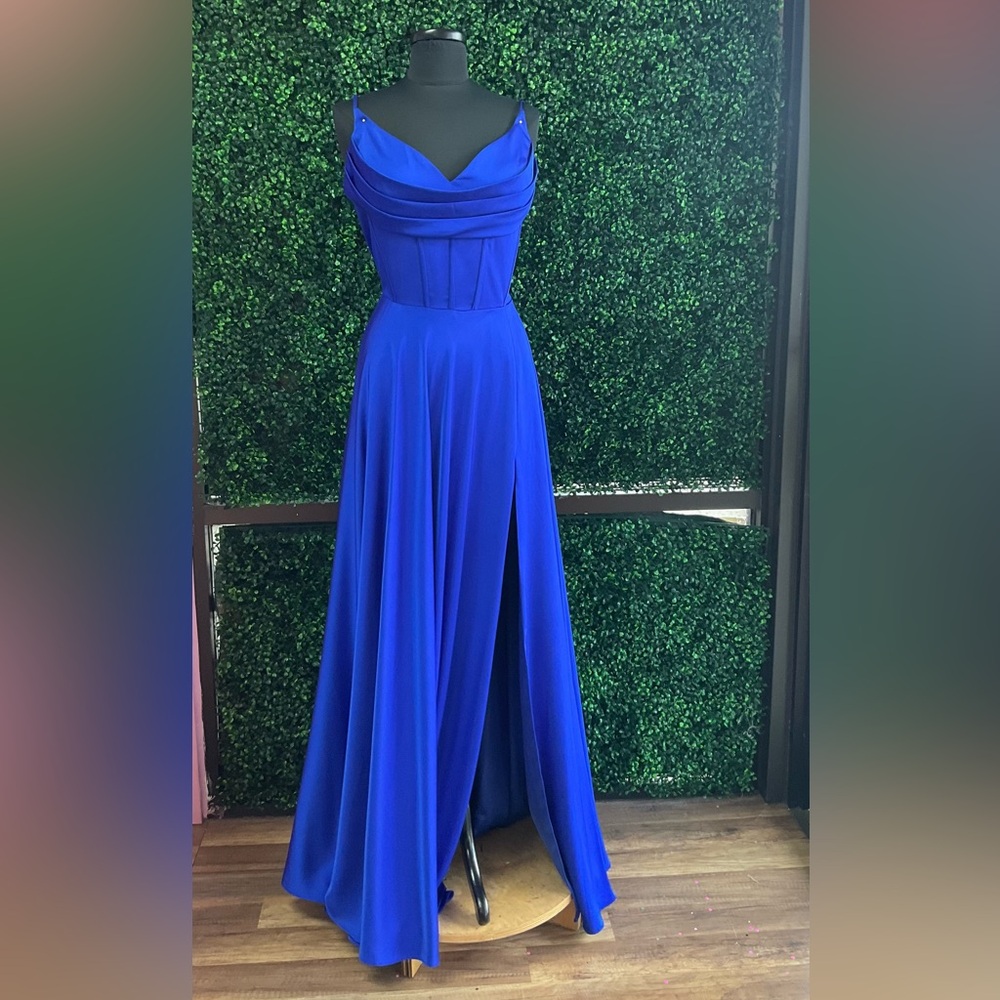Mori Lee Royal Blue Prom Dress